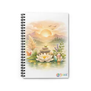 Spiral‑Notizbuch „Lotusblume“ Spiral‑Notizbuch „Lotusblume“
