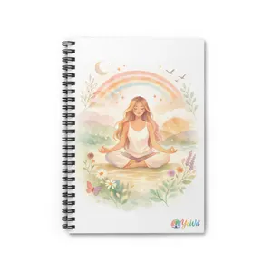 Spiral‑Notizbuch „Meditierende Frau“ Spiral‑Notizbuch „Meditierende Frau“