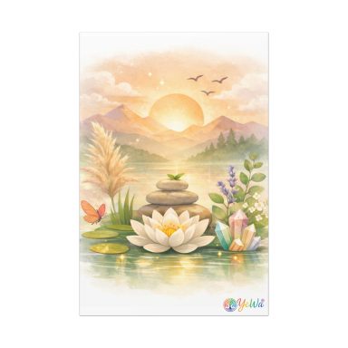 YeWa® Leinwandbild Lotusblume YeWa® Leinwandbild Lotusblume